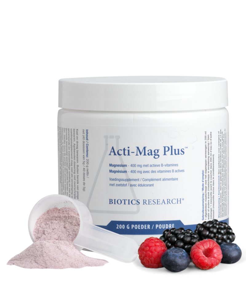 Acti-Mag Plus - Goût naturel de baies - 200 gr